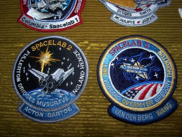 Colorful Collection of NASA Shuttle Patches