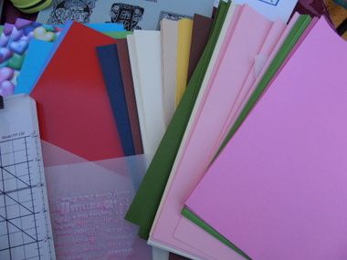 SCRAPBOOKING SUPPLIES 12 X 12  PAPER/CARDSTOCK, ASSORTED PUNCHES 