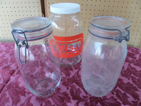 EASY DOUGH ROLL OUT DISC, KERR CANNING JARS, AND NEW STEMWARE