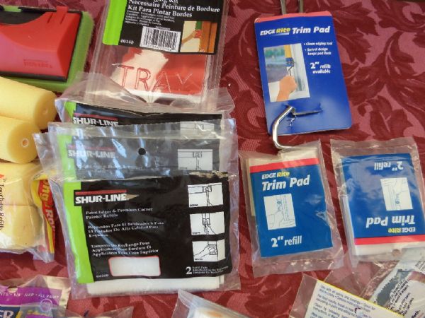 SHUR-LINE PAINTING PADS - NEW IN PACKAGE,  PAINT YOUR HOUSE OR USE THEM FOR STAMPING