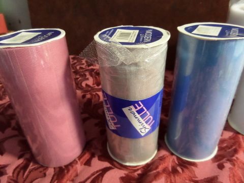 SEVEN ROLLS OF TULLE