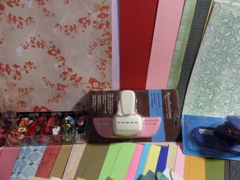 SCRAPBOOKING - ALL CARDSTOCK, MOTIF BOOK, BORDER PUNCHES, APPLIQUES, AND MORE