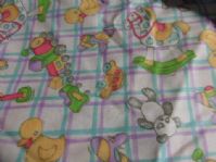 COTTON PRINT - TOYS AND FLANNEL STRIPES