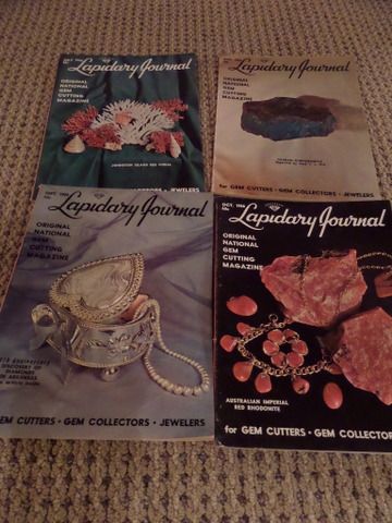 1966 FULL YEAR COLLECTION OF OLD LAPIDARY JOURNALS
