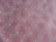 FABRIC - BRIGHT PINK FLORAL COTTON PRINT