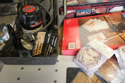 CRAFTSMAN ROUTER, ROUTER TABLE TOP, BITS, MOULDING MAKER