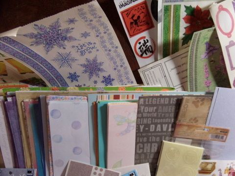 SCRAPBOOKING - CROP N STYLE, DELUXE PAPER/CARDSTOCK, MARKERS, COLLAGE PADS ETC.