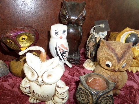  VINTAGE OWLS, OWLS AND MORE OWLS FOR THE SERIOUS OWL COLLECTOR 