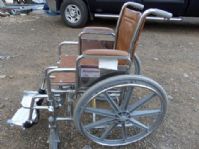 NICE WHEELCHAIR IN GOOD CONDITION, WALKER & WOODEN CRUTCHES