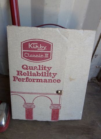  VINTAGE KIRBY VACUUM WITH ATTACHMENTS AND RUG RENOVATOR