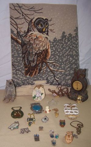 Unique Owl Collection-  Silver, Antique, Hand-crafted and More