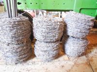 TWO ROLLS OF RED BRAND #80 RUTHLESS BARBED WIRE FENCING