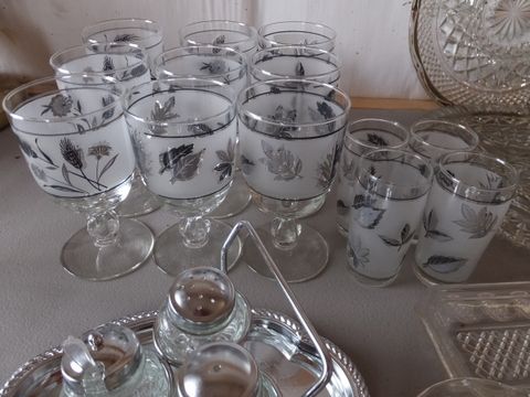 STEMWARE, MATCHING JUICE GLASSES, SERVING DISHES AND MORE