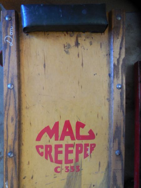 GET ROLLING AROUND THE GARAGE WITH MAC CREEPERS