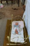 Italian New Born Baby "BOY" Doll and Crib