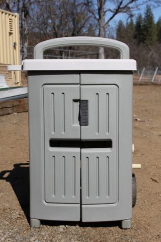 POTTING CABINET WITH HOSE REEL AND MINI SINK