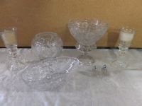 CRYSTAL COMPOTE, OVAL DISH & ROUND CANDY DISH - SPARKLE UP YOUR LIFE