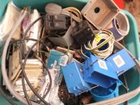 ELECTRICAL PARTS, JUNCTION BOXES, BREAKER SWITCHES, TAPE PLUS MORE