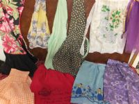 WONDERFUL VARIETY OF VINTAGE APRONS - NOT JUST ANY OLD APRONS