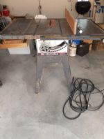CRAFTSMAN 10" TABLE SAW WIRED FOR 220