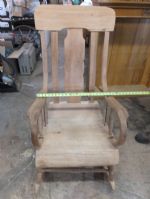 WONDERFUL PRIMATIVE BENTWOOD ROCKER -  STRIPPED & READY FOR YOUR FAVORITE FINISH