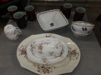 ENGLISH MADE ANTIQUE CHINA & USA MADE RED WING  POTTERY MUGS SEE LOT 116 FOR MORE PIECES