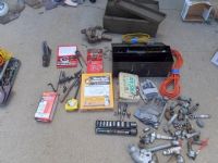 TWO TOOL BOXES, JACK PLANE, LOTS OF GOODIES IN THIS LOT!