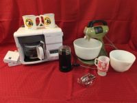 COFFEE & COOKIE LOT - VINTAGE STAND MIXER, COFFEE GRINDER AND COFFEE MAKER
