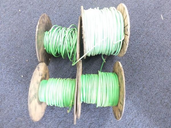 FOUR SPOOLS OF DIRECT BURY WIRE