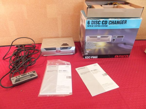 AIWA 6 DISC CD CHANGER FOR YOUR AUTO
