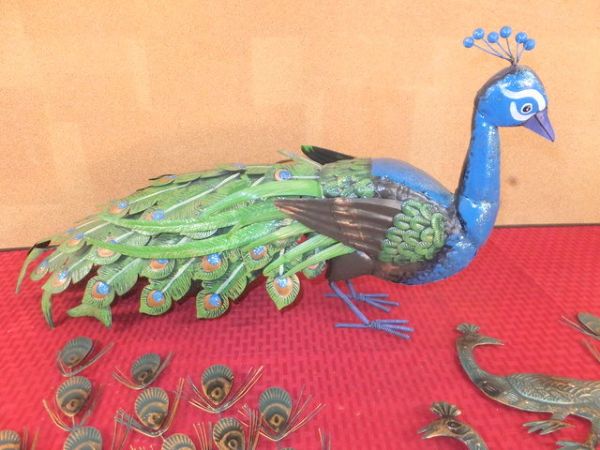 HERE’S THE BIRDS-PEACOCKS-- THAT IS!