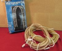 PRELIT-ARCH FOR WEDDINGS & HOLIDAYS, 2 SETS ROPE LIGHTS
