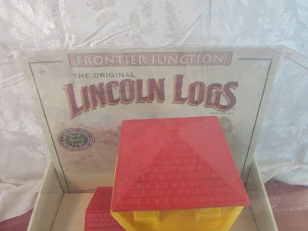 VINTAGE STORE DISPLAY LINCOLN LOGS