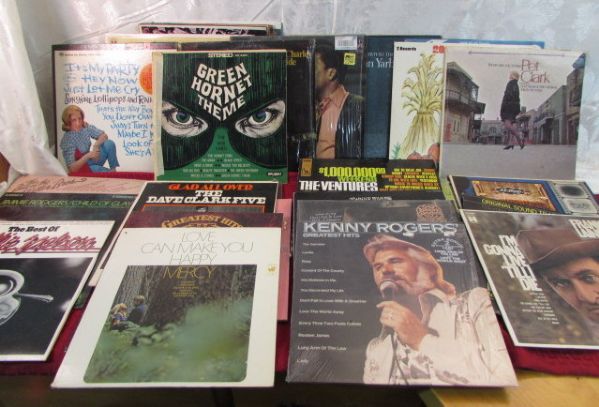 OVER 50 VINTAGE RECORD ALBUMS