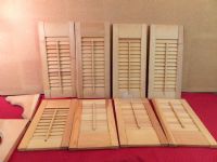 SHUTTERS AND SHELF BRACKETS - UNUSED AND UNFINISHED