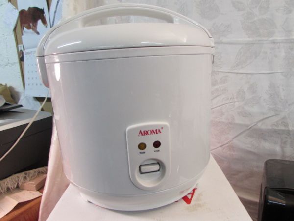 MR. COFFEE-MAKER, NEW RICE COOKER. SLOW COOKER & PAMPERED CHEF MEASURE