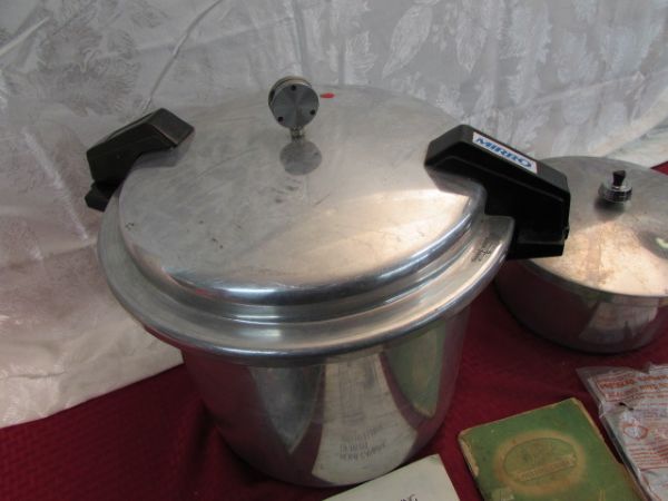 TWO PRESSURE COOKERS