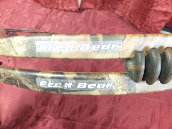 CAMOFLOUGE COMPOUND BOW BY FRED BEAR