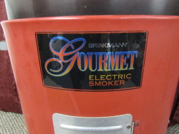 BRINKMAN GOURMET ELECTRIC SMOKER/GRILL/ROASTER