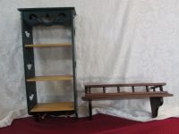 TWO CUTE CURIO SHELF UNITS TO DECORATE YOUR HOME!