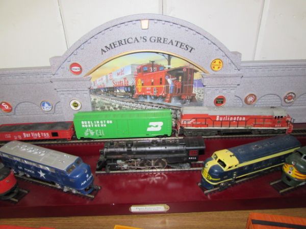 AMERICA'S GREATEST DISPLAY OF H-O GUAGE TRAINS 