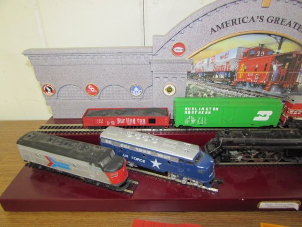 AMERICA'S GREATEST DISPLAY OF H-O GUAGE TRAINS 