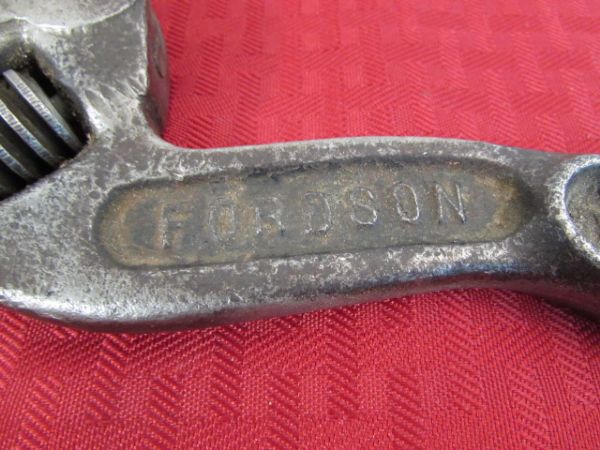 ANTIQUE FORDSON ADJUSTABLE S WRENCH