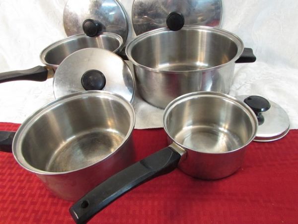 POTS AND PANS - SEARS STAINLESS