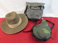 TAKE A HIKE IN THE SUN, VINTAGE HAT & PACK