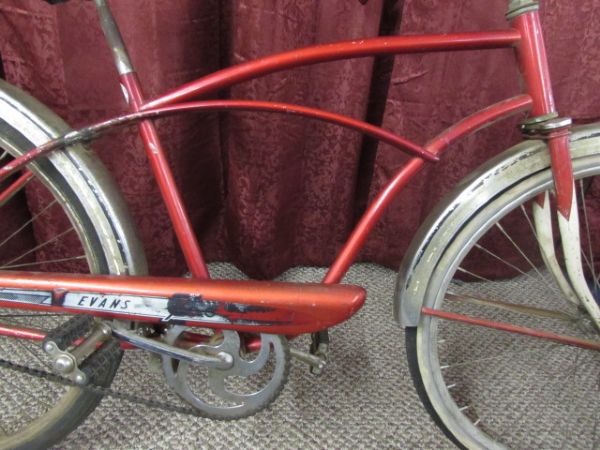 VINTAGE RED SCHWINN BICYCLE
