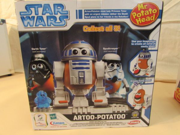 STAR WARS DARTH TATER AND ARTOO_POTATOO  -- NEW IN BOXES!