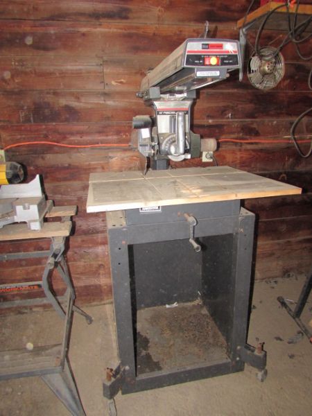 CRAFTSMAN 10 RADIAL ARM SAW AND STAND