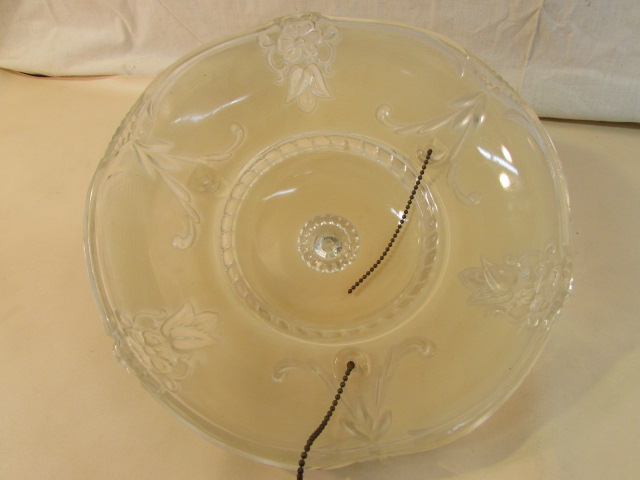 28 Glass Ceiling Light Cover 1950s Vintage Holophane