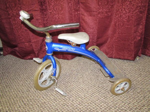 GREAT LI'L GIANT TRICYCLE FOR UP TO 4 YEARS (AND YOUNG ADULTS!)
